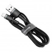 Кабель Baseus Cafule Lightning (CALKLF-HG1) Black/Grey 2m Кабель Baseus Cafule Lightning (CALKLF-HG1) Black/Grey 2m