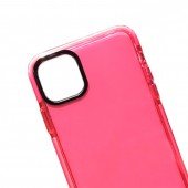 Чехол силиконовый Clear Neon для Apple iPhone 13 Pro Розовый Чехол силиконовый Clear Neon для Apple iPhone 13 Pro Розовый