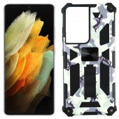 Чохол Shockproof Camouflage для Samsung G998 Galaxy S21 Ultra White Чохол Shockproof Camouflage для Samsung G998 Galaxy S21 Ultra White