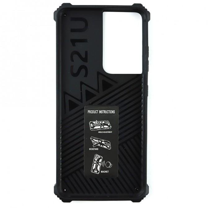 Чехол Shockproof Camouflage для Samsung G998 Galaxy S21 Ultra White-2