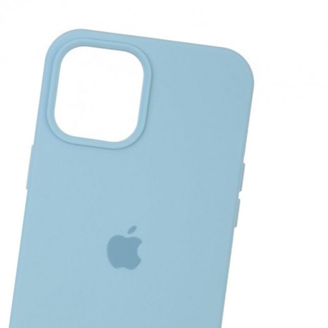 Оригінальний силіконовий чохол для iPhone 13 Небесно Синій FULL-2