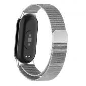 Браслет для Xiaomi Band 8 milanese design White