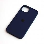 Оригинальный силиконовый чехол для iPhone 13 Pro Сапфировый FULL