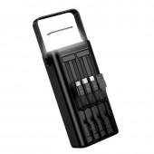 Додаткова батарея Borofone BJ65 High 22.5W+PD20W with 4-cables (30000mAh) Black