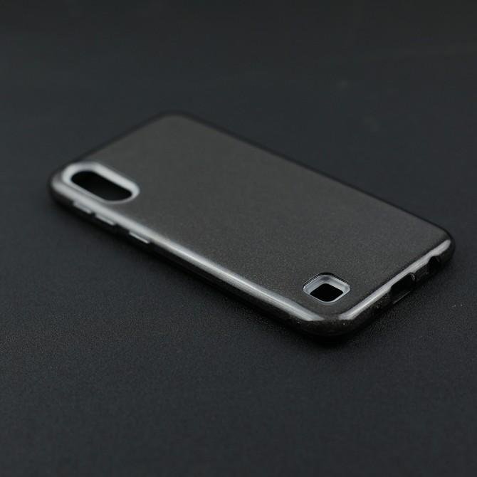 Чехол Silicone 3in1 Блёстки для Samsung A105 Galaxy A10 Чёрный-3