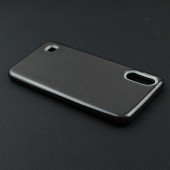 Чохол Silicone 3in1 Блискітки для Samsung A105 Galaxy A10 Чорний