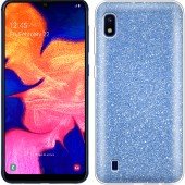 Чехол Silicone 3in1 Блёстки для Samsung A105 Galaxy A10 Blue