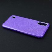 Чохол Silicone 3in1 Блискітки для Samsung A105 Galaxy A10 Фіолетовий