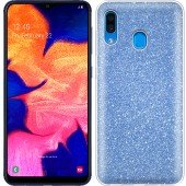 Чехол Silicone 3in1 Блёстки для Samsung A205/A305 Galaxy A20/A30 Blue DEL Чехол Silicone 3in1 Блёстки для Samsung A205/A305 Galaxy A20/A30 Blue DEL