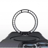 Чeхол TPU PC METAL Buttors with MagSafe Carbon Ring для 17 