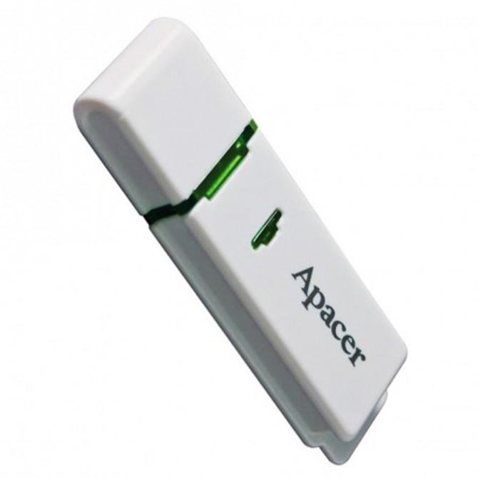 Флеш пам'ять Apacer USB 64Gb AH223 Бiлий