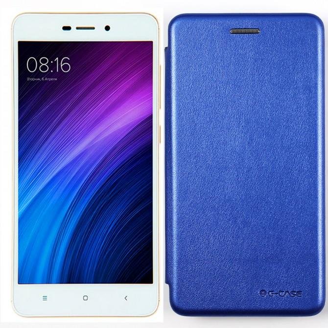 Чохол книжка U-Like Best для Xiaomi Redmi 4x Синій