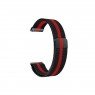 Ремешок универсальный 20mm Milanese Loop Black/red