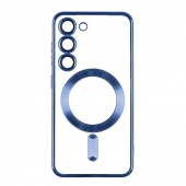 Силіконовий чохол SHINING with MagSafe для Samsung Galaxy S24/S25 Blue