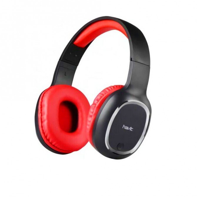 Беспроводные наушники Havit HV-H2590BT Чёрный/красный-2