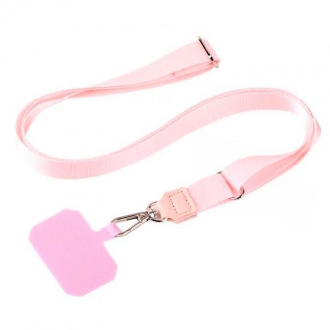 Шнурок для телефону (2cm) 140cm (Pink)-1