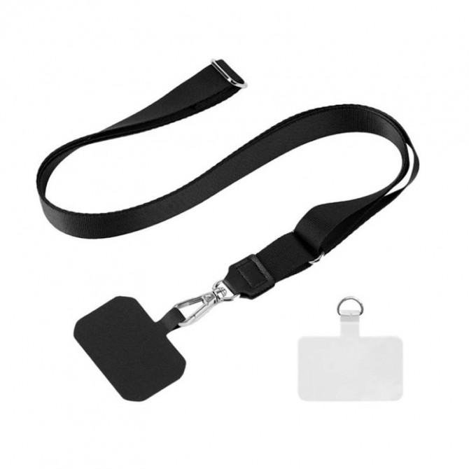 Шнурок для телефону (2cm) 140cm (Black)