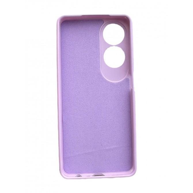 Силіконовий чохол Oppo A60 Лавандовий FULL-2