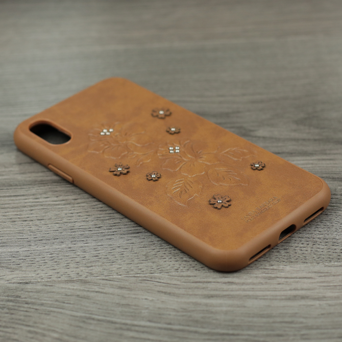 Чохол Santa Barbara Polo & Racquet Club Azalea для iPhone X Коричневий-3