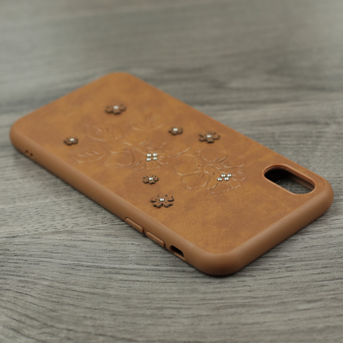 Чохол Santa Barbara Polo & Racquet Club Azalea для iPhone X Коричневий-4