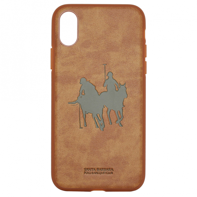 Чехол Santa Barbara Polo & Racquet Club Umbra для iPhone X Camel-1