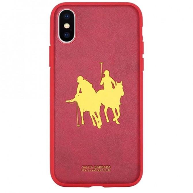 Чехол Santa Barbara Polo & Racquet Club Umbra для iPhone X Red-1