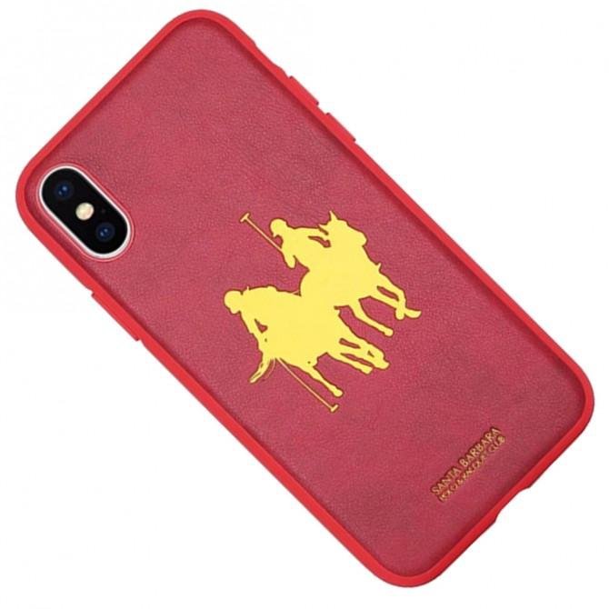 Чехол Santa Barbara Polo & Racquet Club Umbra для iPhone X Red-2