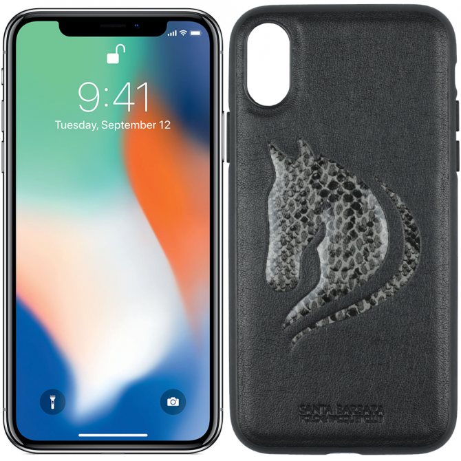 Чехол Santa Barbara Polo & Racquet Club Viscount для iPhone X Чёрный