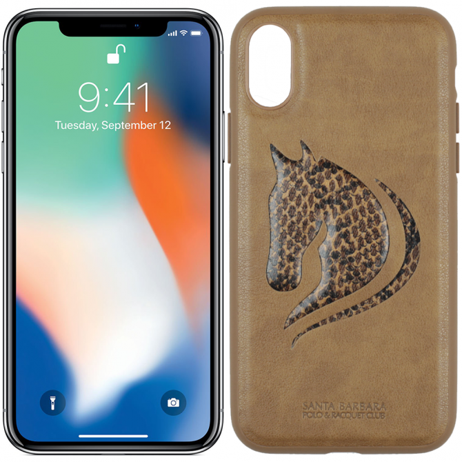 Чехол Santa Barbara Polo & Racquet Club Viscount для iPhone X Brown