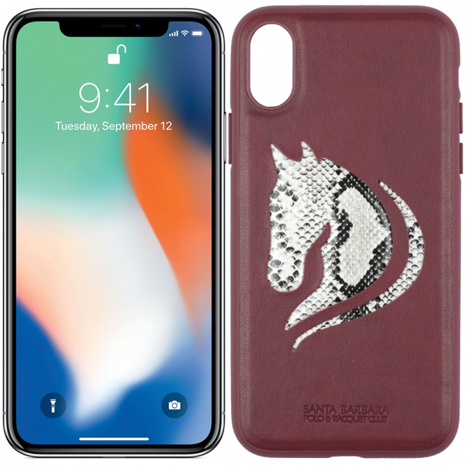 Чохол Santa Barbara Polo & Racquet Club Viscount для iPhone X Червоний