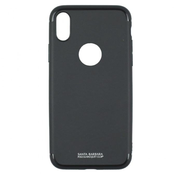 Чехол Polo Rainbow для iPhone X TPU Case Чёрный-1