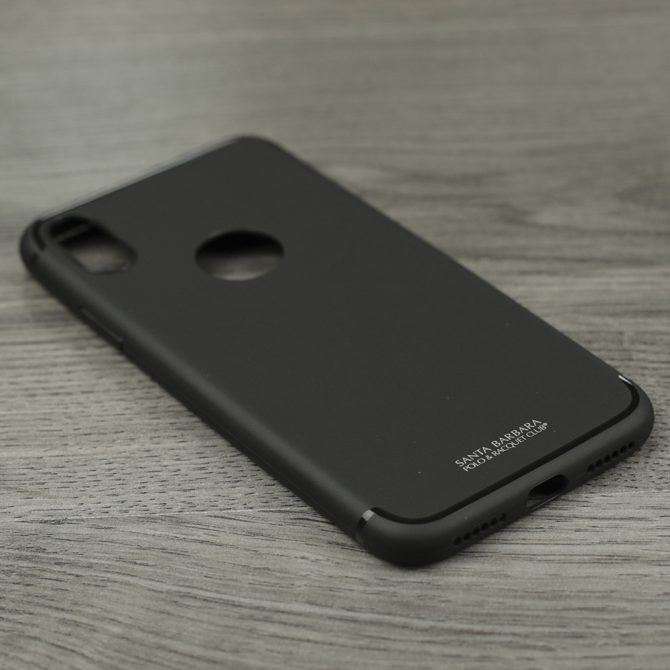 Чехол Polo Rainbow для iPhone X TPU Case Чёрный-3