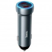 Автомобильное зарядное устройство 2Type-C Hoco Z54B PD60W/QC3.0 Metal Grey Автомобильное зарядное устройство 2Type-C Hoco Z54B PD60W/QC3.0 Metal Grey