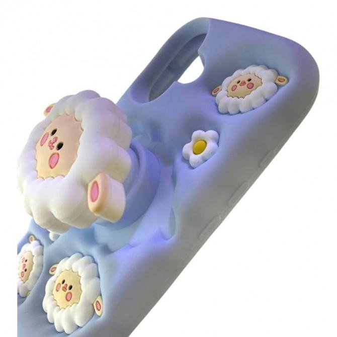 Чохол 3D Sheep series for iPhone 17 Light Blue-6