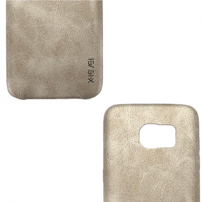 Чехол X-Level Vintage series для Samsung G935F Galaxy S7 Edge Gold-3