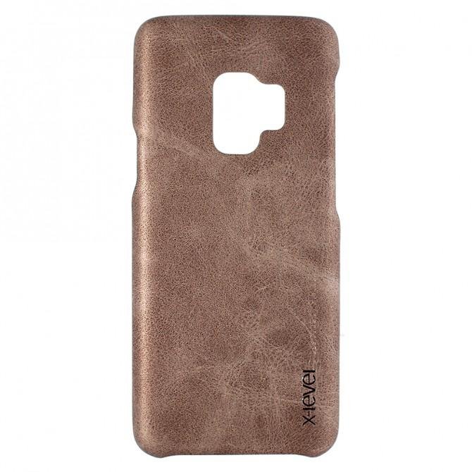 Чехол X-Level Vintage series для Samsung G960 Galaxy S9 Brown-1