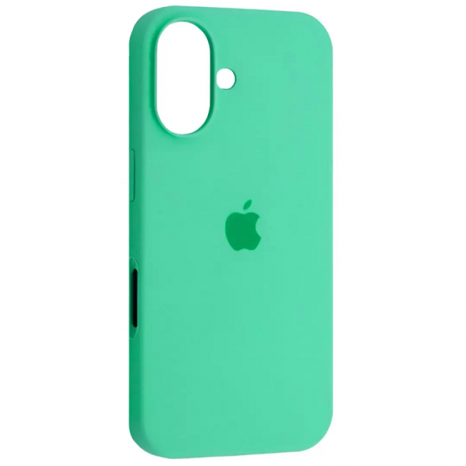 Силиконовый чехол для iPhone 16 Spearmint FULL-1