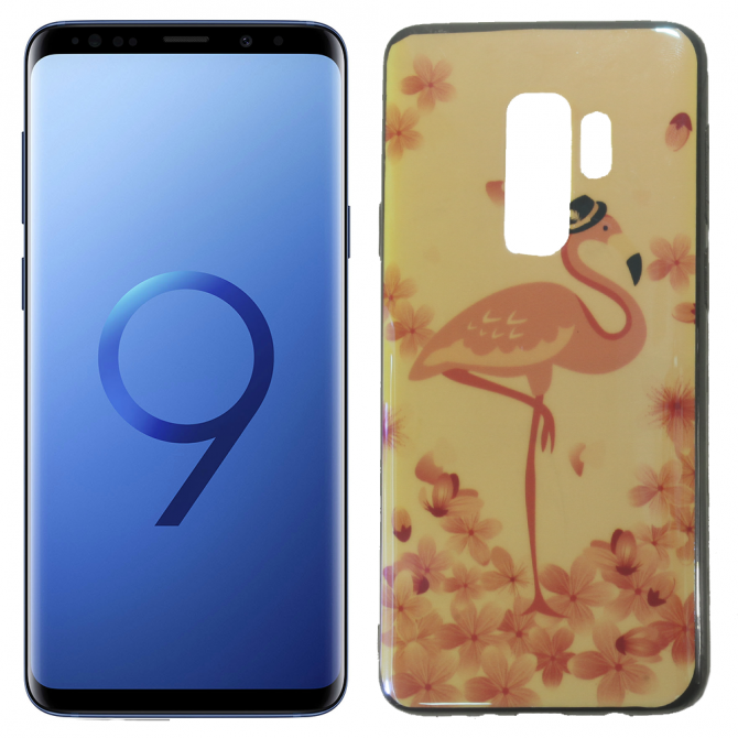 Чохол U-Like Picture series для Samsung G965 Galaxy S9 Plus Фламінго