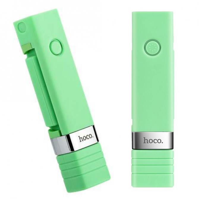 Монопод Hoco K4 Beauty Зелений+ Bluetooth кнопка-1