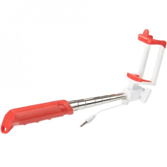 Монопод Optima MP-01 Compact Червоний+ кнопка через 3,5"-2