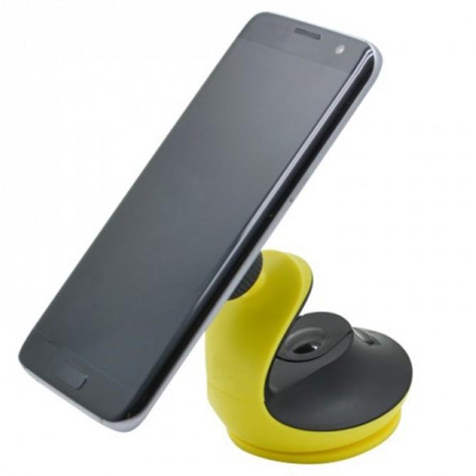 Автотримач Hoco CA15 Чорний/Жовтий-2