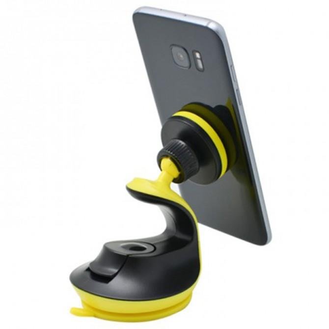 Автотримач Hoco CA15 Чорний/Жовтий-3