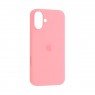 Силіконовий чохол для iPhone 16 Pink FULL