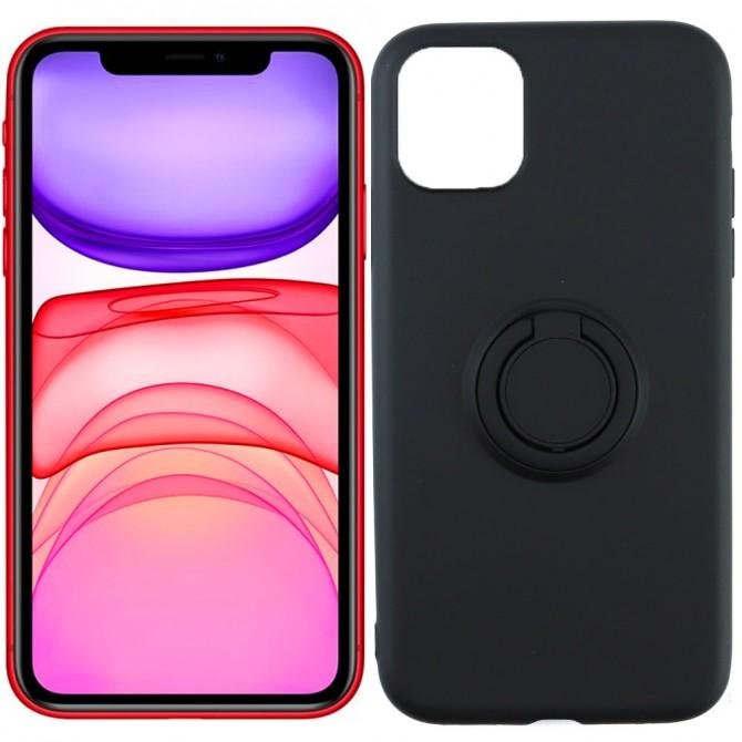 Чохол Ring Color для Iphone 11 Чорний