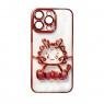 Чохол Shiny Dragon series for iPhone 15 Pro Max Чевроний