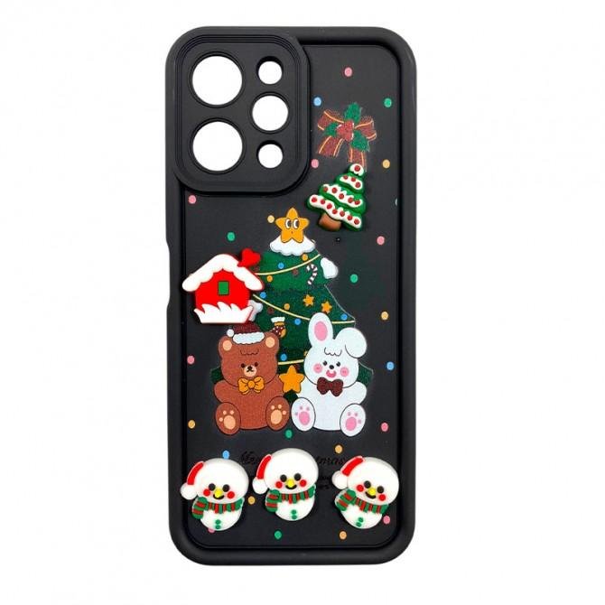Чехол TPU Christmas Toys для Xiaomi Redmi 12 (Black)