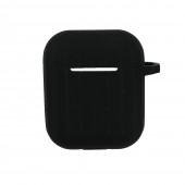 Чехол U-Like Ribbed Silicone Protective Case для Airpods Чёрный