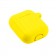 Чехол U-Like Ribbed Silicone Protective Case для Airpods Yellow