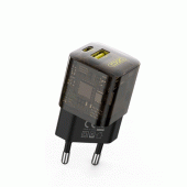 СЗУ XO CE05 PD 30W/ QC 18W Transparent Brown