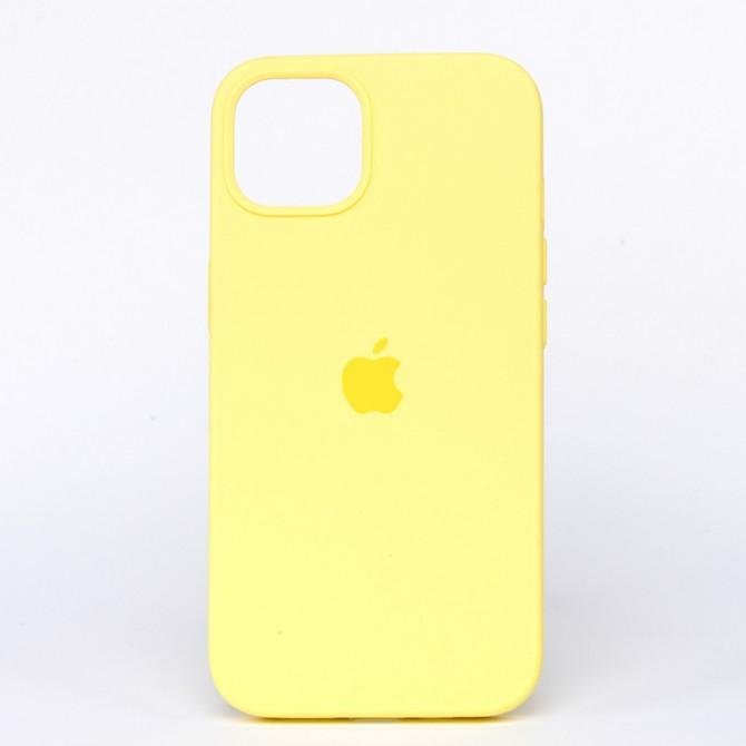 Оригінальний силіконовий чохол для iPhone 11 Лимонний FULL
